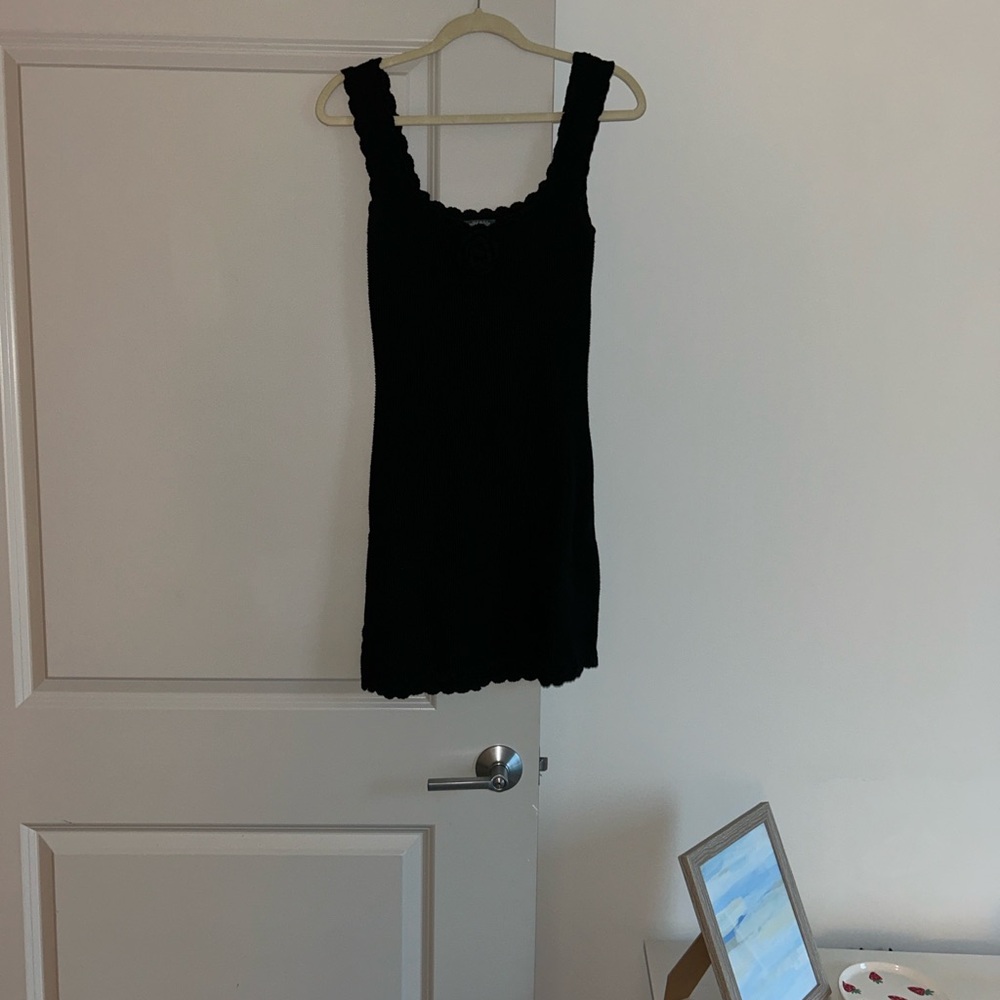 Black Knitted Dress